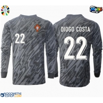 Moški Nogometni dresi Portugalska Diogo Costa #22 Vratar Gostujoči EP 2024 Dolgi Rokav